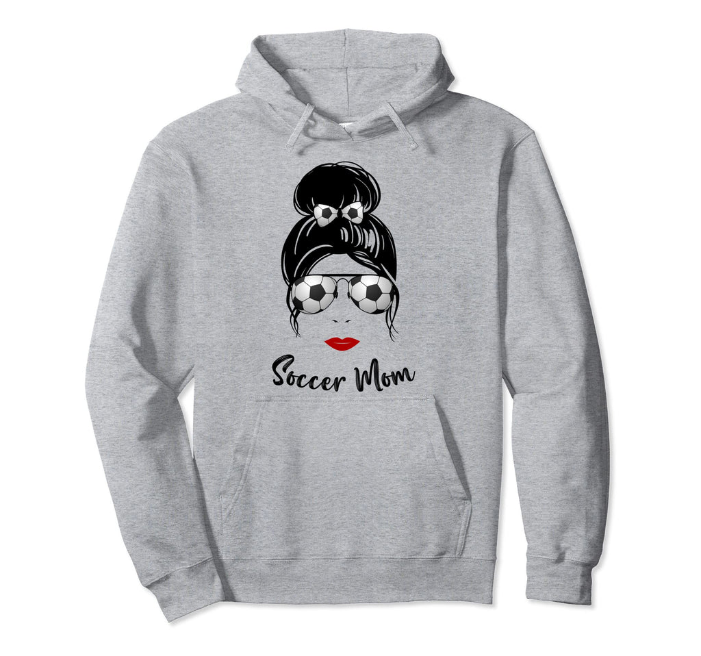 Soccer Mom Womens Football Fan Mama Hoodie - Unique Graphic Men Women - T-Shirt, Sweatshirt, Hoodie