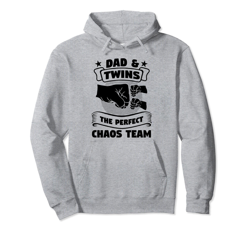 Dad Twins Chaos Team Dad Hoodie - Custom Art Print Men Women - T-Shirt, Sweatshirt, Hoodie