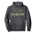 Fathers Day Best Uncle Ever Camo Hoodie - Aesthetic Graphic for Adults - T-Shirt, Sweatshirt, Hoodie