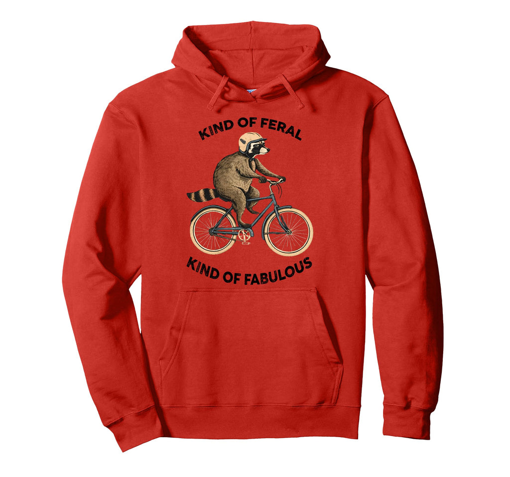 Kind Feral Kind Fabulous Funny Hoodie - Minimalist Print for Adults - T-Shirt, Sweatshirt, Hoodie