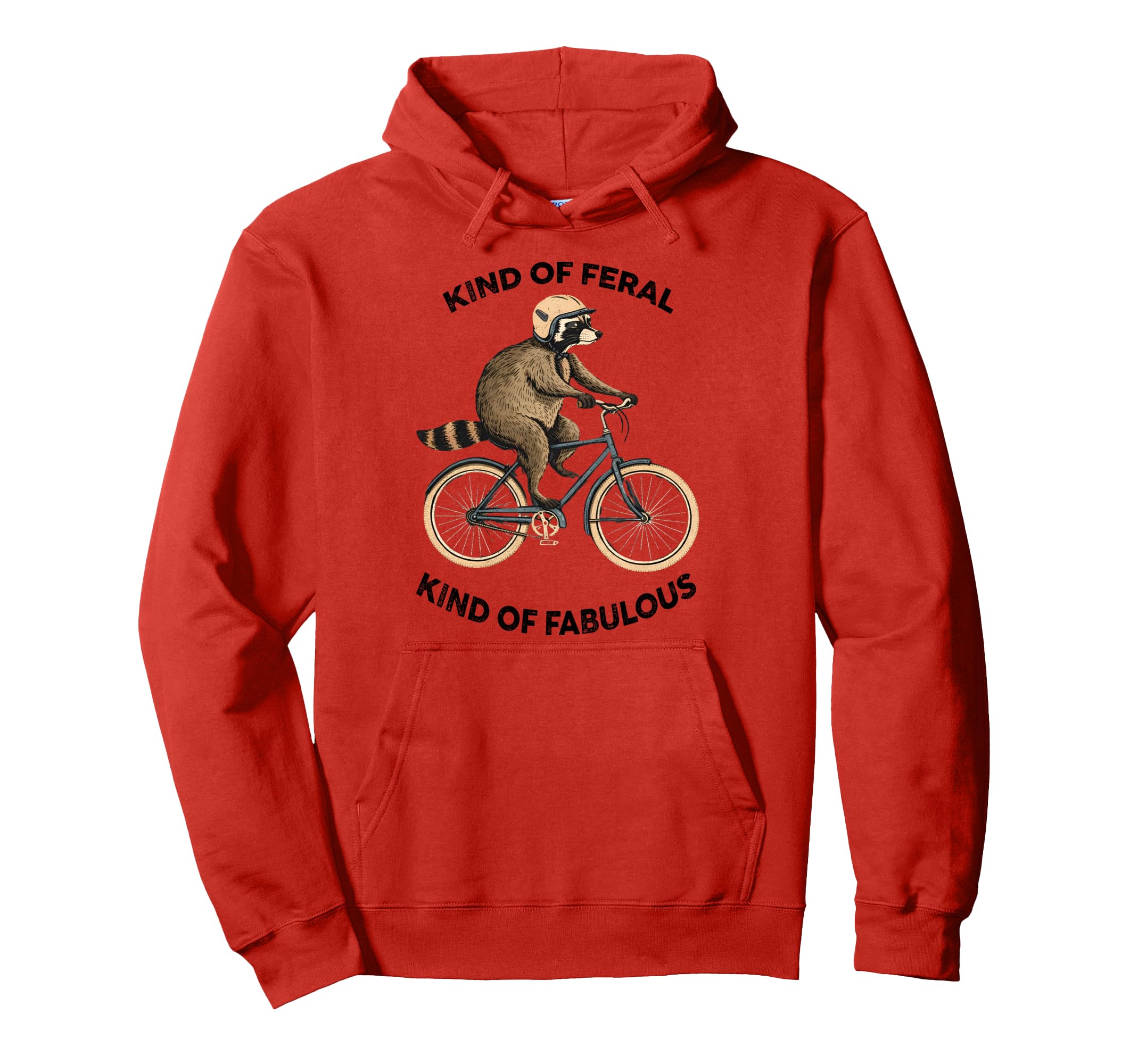 Kind Feral Kind Fabulous Funny Hoodie - Minimalist Print for Adults - T-Shirt, Sweatshirt, Hoodie