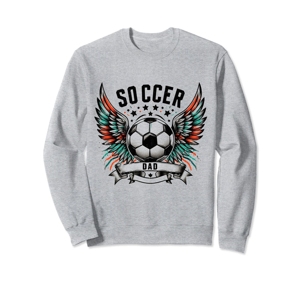 Soccer Dad Family Matching Dad Sweatshirt - Minimalist Print Men Women - T-Shirt, Sweatshirt, Hoodie