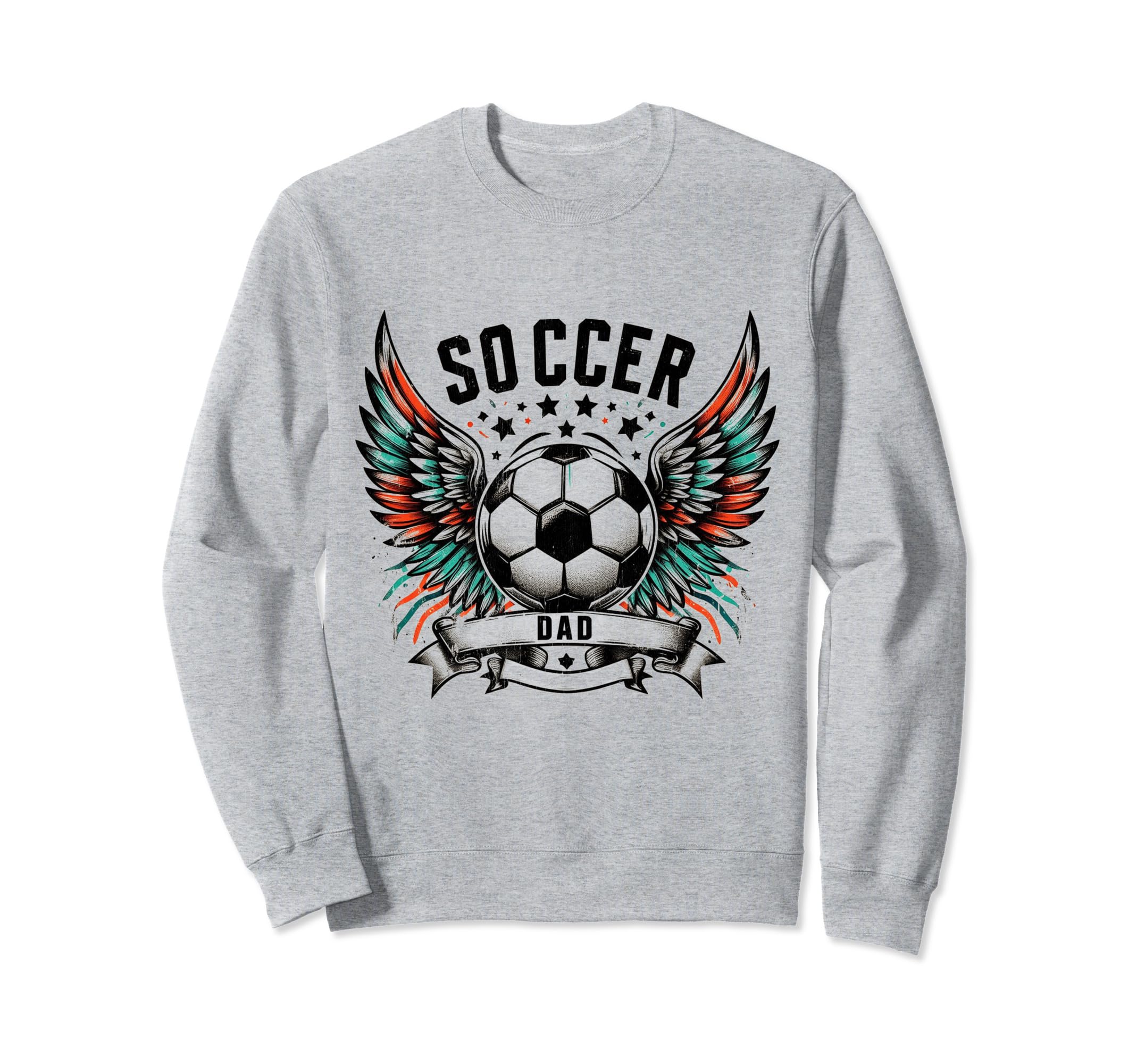 Soccer Dad Family Matching Dad Sweatshirt - Minimalist Print Men Women - T-Shirt, Sweatshirt, Hoodie