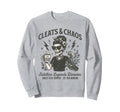 Cleats Chaos Skeleton Soccer Mom Sweatshirt - Casual Everyday Wear Unisex - T-Shirt, Sweatshirt, Hoodie