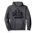Soccer Mom Heart Script Font Hoodie - Aesthetic Graphic for Adults - T-Shirt, Sweatshirt, Hoodie