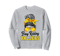 Busy Raising Ballers Softball Mom Sweatshirt - Minimalist Print for Adults - T-Shirt, Sweatshirt, Hoodie