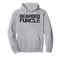 Funny Bearded Funcle Uncle Hipster Hoodie - Fun Novelty Design for Adults - T-Shirt, Sweatshirt, Hoodie
