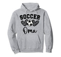 Soccer Oma Matching Family Soccer Hoodie - Trendy Graphic Unisex - T-Shirt, Sweatshirt, Hoodie
