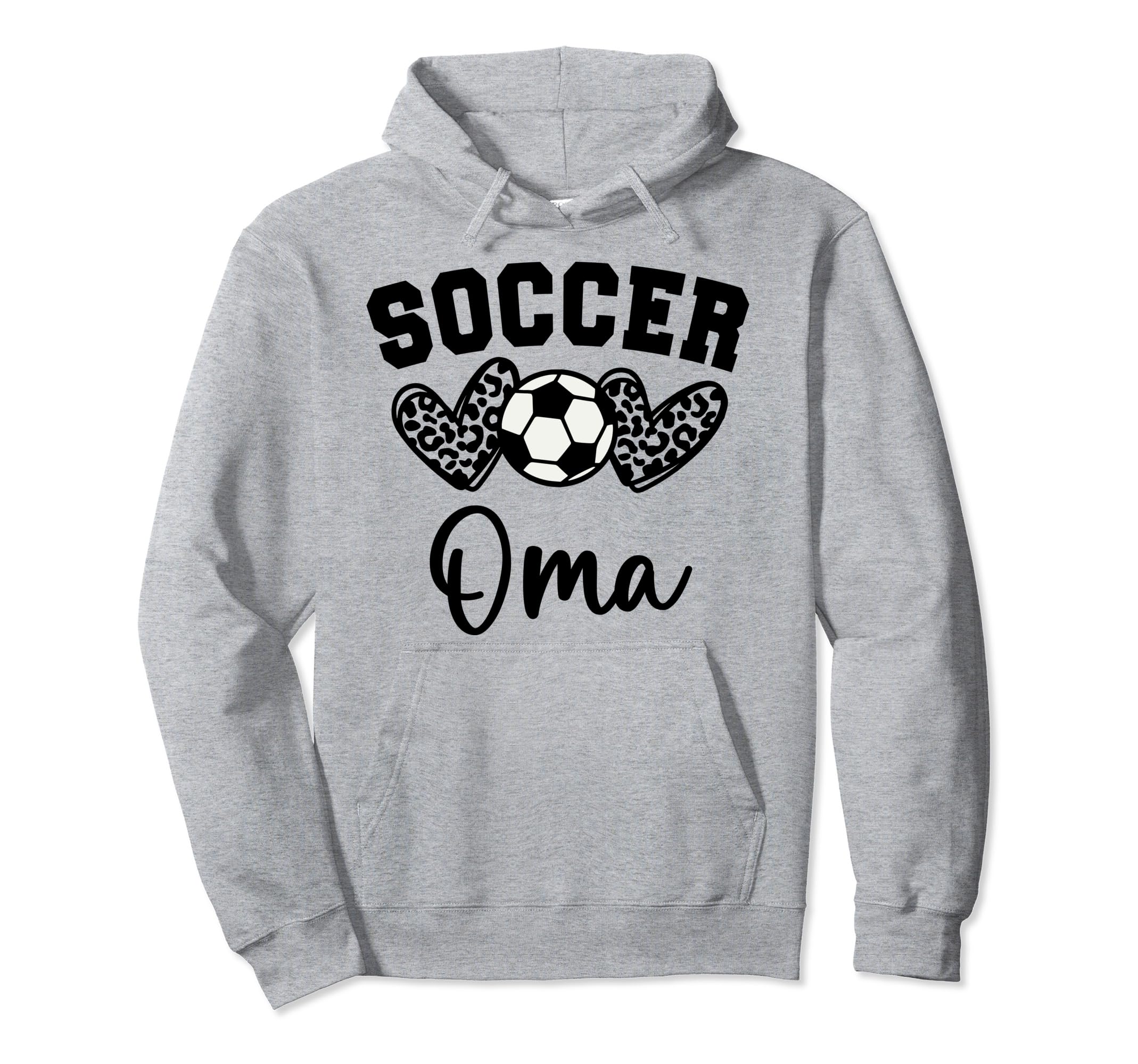 Soccer Oma Matching Family Soccer Hoodie - Trendy Graphic Unisex - T-Shirt, Sweatshirt, Hoodie