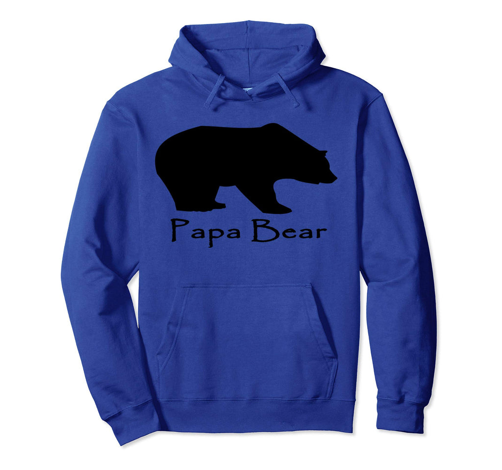 Papa Bear Black Bear Hoodie - Trendy Graphic Men Women - T-Shirt, Sweatshirt, Hoodie