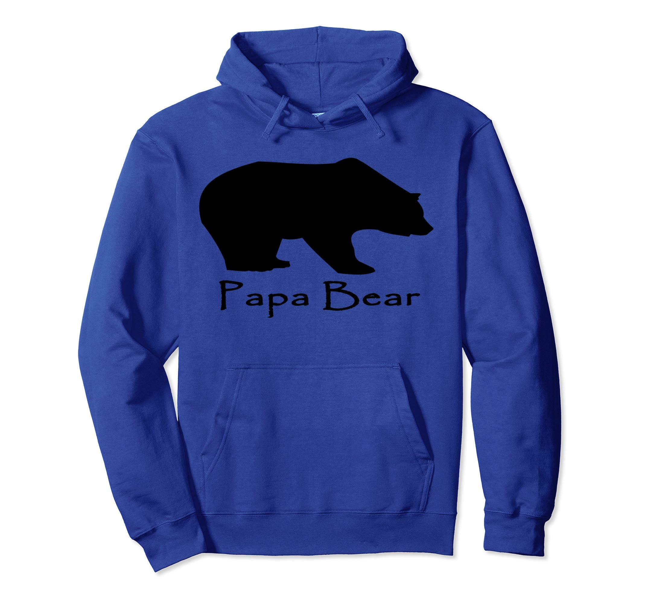 Papa Bear Black Bear Hoodie - Trendy Graphic Men Women - T-Shirt, Sweatshirt, Hoodie
