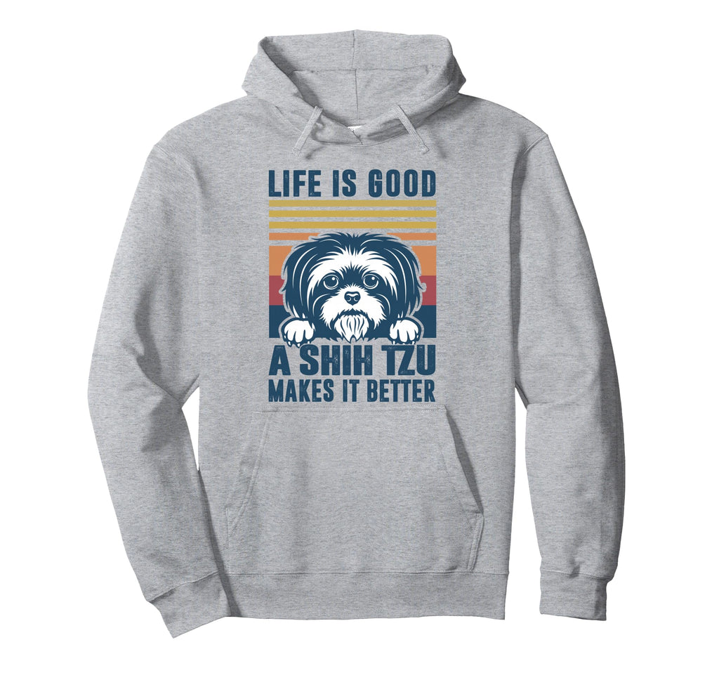 Shih Tzu Gifts Shitzu Dog Mom Dad Shih Hoodie - Trendy Graphic Men Women - T-Shirt, Sweatshirt, Hoodie