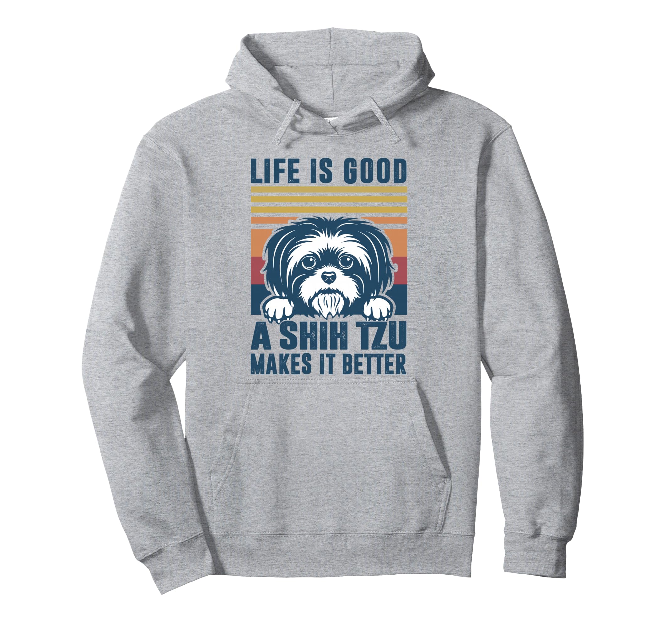 Shih Tzu Gifts Shitzu Dog Mom Dad Shih Hoodie - Trendy Graphic Men Women - T-Shirt, Sweatshirt, Hoodie