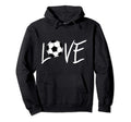 Love Soccer Ball Mom Mother Birthday Gift Hoodie - Novelty Apparel Unisex - T-Shirt, Sweatshirt, Hoodie
