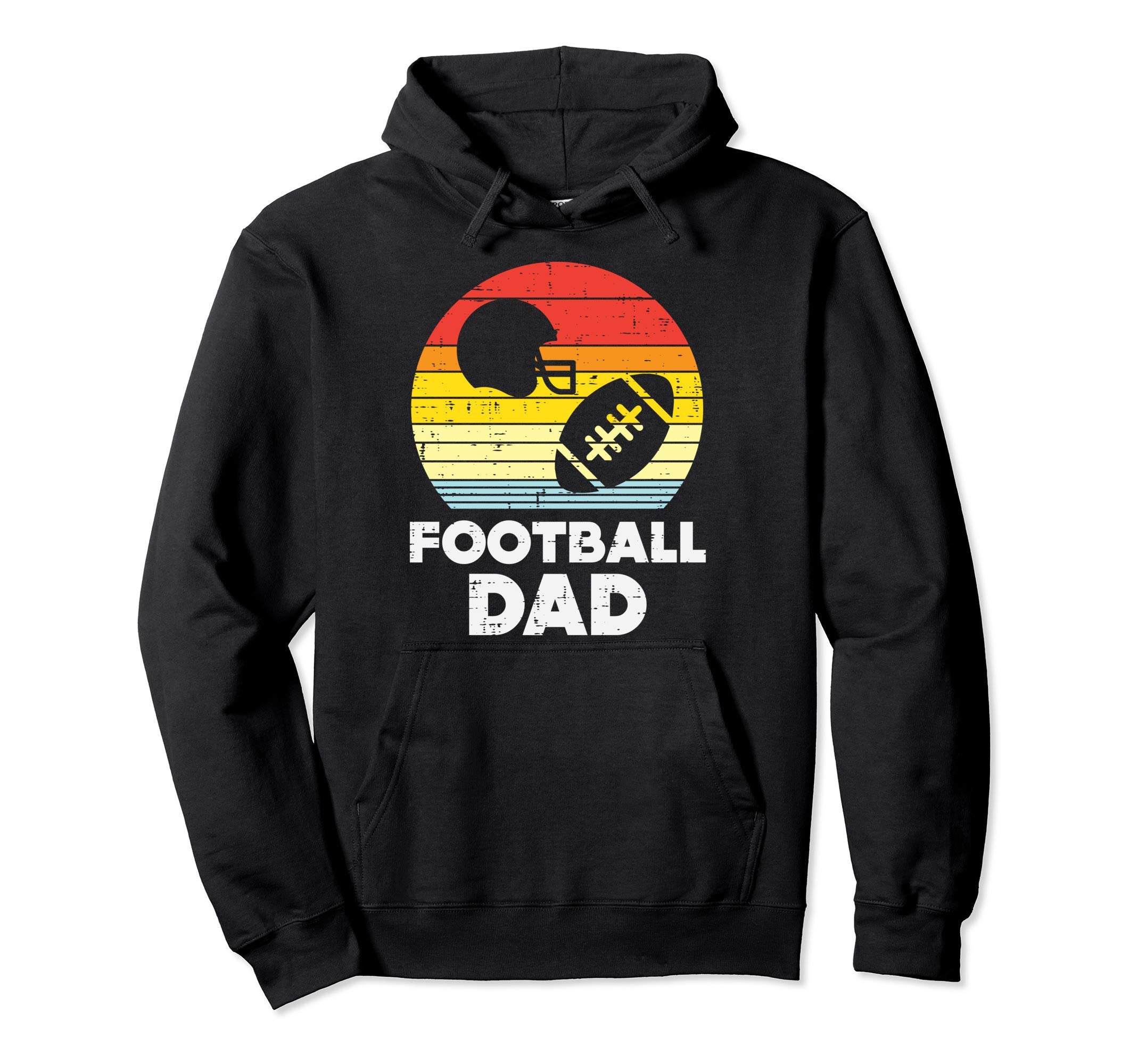 American Football Dad Sunset Sports Hoodie - Aesthetic Graphic for Adults - T-Shirt, Sweatshirt, Hoodie