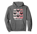 Soccer Coquette Bow Soccer Soccer Hoodie - Unique Graphic Men Women - T-Shirt, Sweatshirt, Hoodie