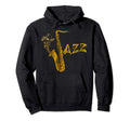 Jazz Musician Saxophonist Gift Saxophone Hoodie - Custom Art Print Unisex - T-Shirt, Sweatshirt, Hoodie