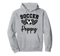 Soccer Poppy Matching Family Soccer Hoodie - Aesthetic Graphic Unisex - T-Shirt, Sweatshirt, Hoodie