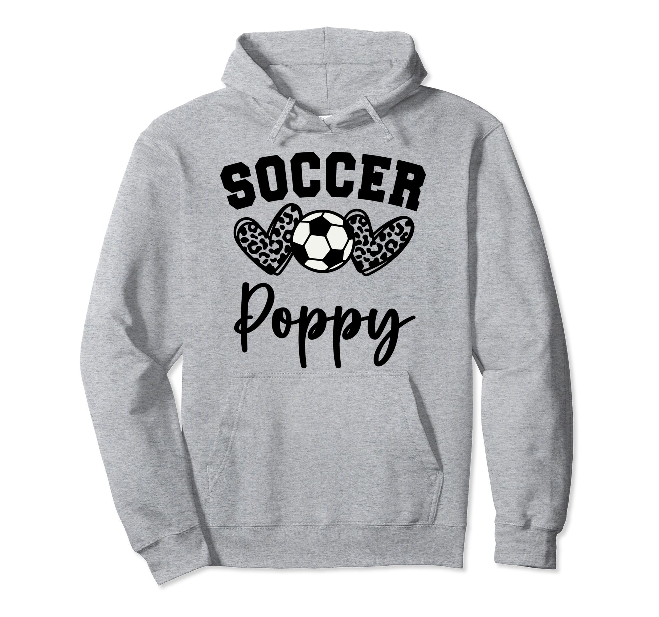Soccer Poppy Matching Family Soccer Hoodie - Aesthetic Graphic Unisex - T-Shirt, Sweatshirt, Hoodie