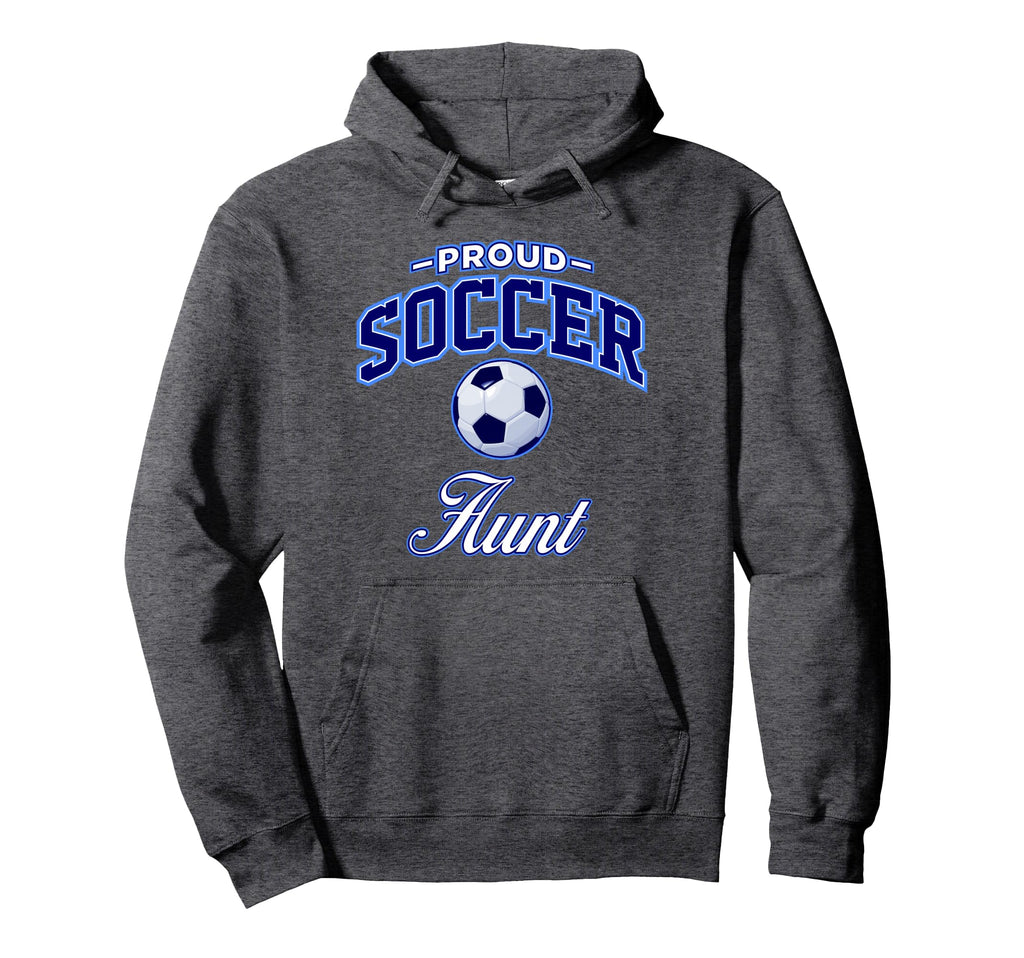 Soccer Aunt Hoodie - Graphic Print Men Women - T-Shirt, Sweatshirt, Hoodie
