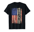 Best Cat Dad Ever American Us Flag T-Shirt - Custom Art Print Unisex - T-Shirt, Sweatshirt, Hoodie