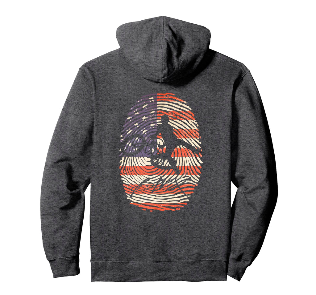 Usa Bmx Bike Biking Hoodie - Graphic Print Unisex - T-Shirt, Sweatshirt, Hoodie