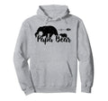 Papabear Papa Bear Daddy Dad Fathers Day Hoodie - Graphic Print Unisex - T-Shirt, Sweatshirt, Hoodie