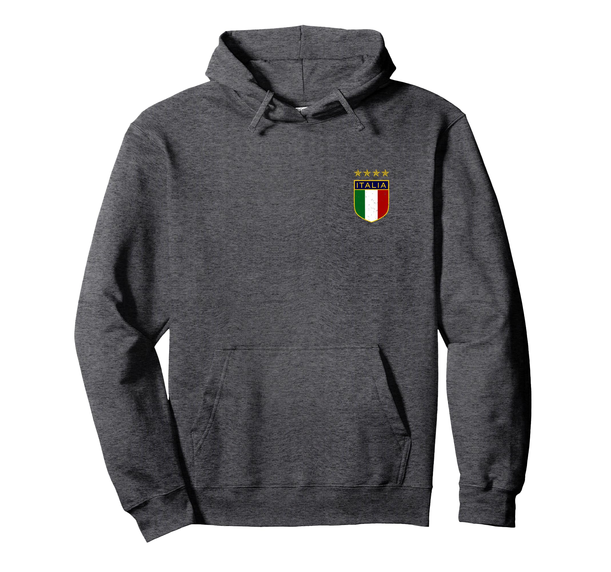 Italia Soccer Double Sided Hoodie - Minimalist Print Men Women - T-Shirt, Sweatshirt, Hoodie
