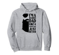 Im Bearded Dad Like Normal Dad Just Hoodie - Aesthetic Graphic for Adults - T-Shirt, Sweatshirt, Hoodie