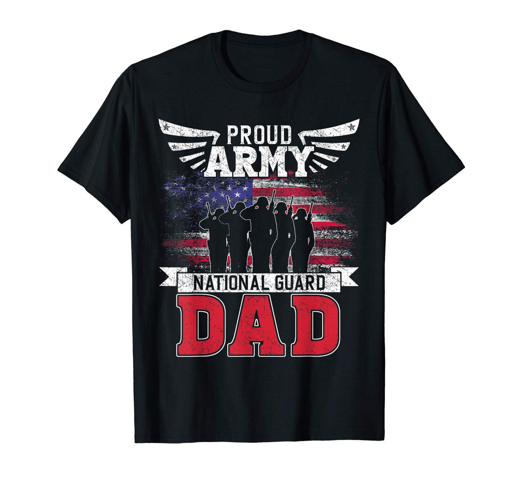Proud Army National Guard Dad Father T-Shirt - Custom Art Print for Adults - T-Shirt, Sweatshirt, Hoodie