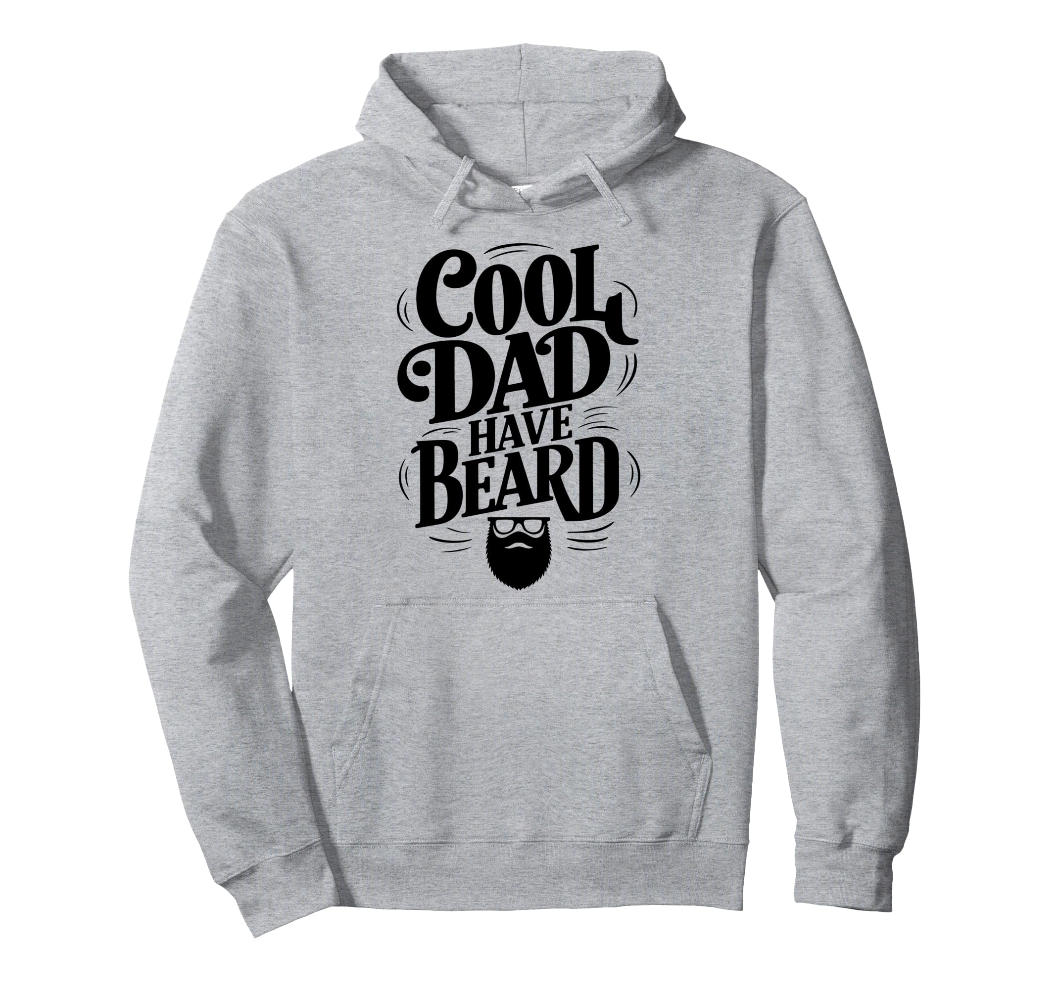 Bearded Lover Daddy Funny Beard Dad Hoodie - Fun Novelty Design Men Women - T-Shirt, Sweatshirt, Hoodie