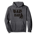 Mens Worlds Greatest Rad Dad Motorcycle Hoodie - Novelty Apparel Unisex - T-Shirt, Sweatshirt, Hoodie