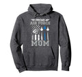 Proud Air Force Mom Us Air Force Hoodie - Fun Novelty Design Men Women - T-Shirt, Sweatshirt, Hoodie