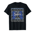 Cheer Sister Bow Sport Cheerleader T-Shirt - Minimalist Print for Adults - T-Shirt, Sweatshirt, Hoodie