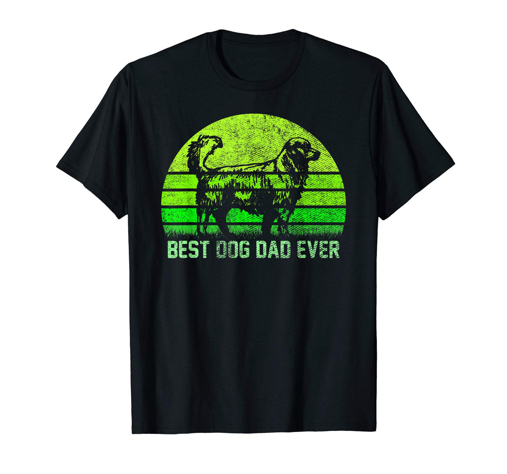 Best Golden Retriever Dog Dad Ever T-Shirt - Aesthetic Graphic Unisex - T-Shirt, Sweatshirt, Hoodie