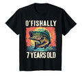 Ofishally 7 Years Old 2019 Fishing T-Shirt - Aesthetic Graphic Unisex - T-Shirt, Sweatshirt, Hoodie