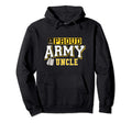 Mens Proud Army Uncle Military Pride Hoodie - Minimalist Print Men Women - T-Shirt, Sweatshirt, Hoodie