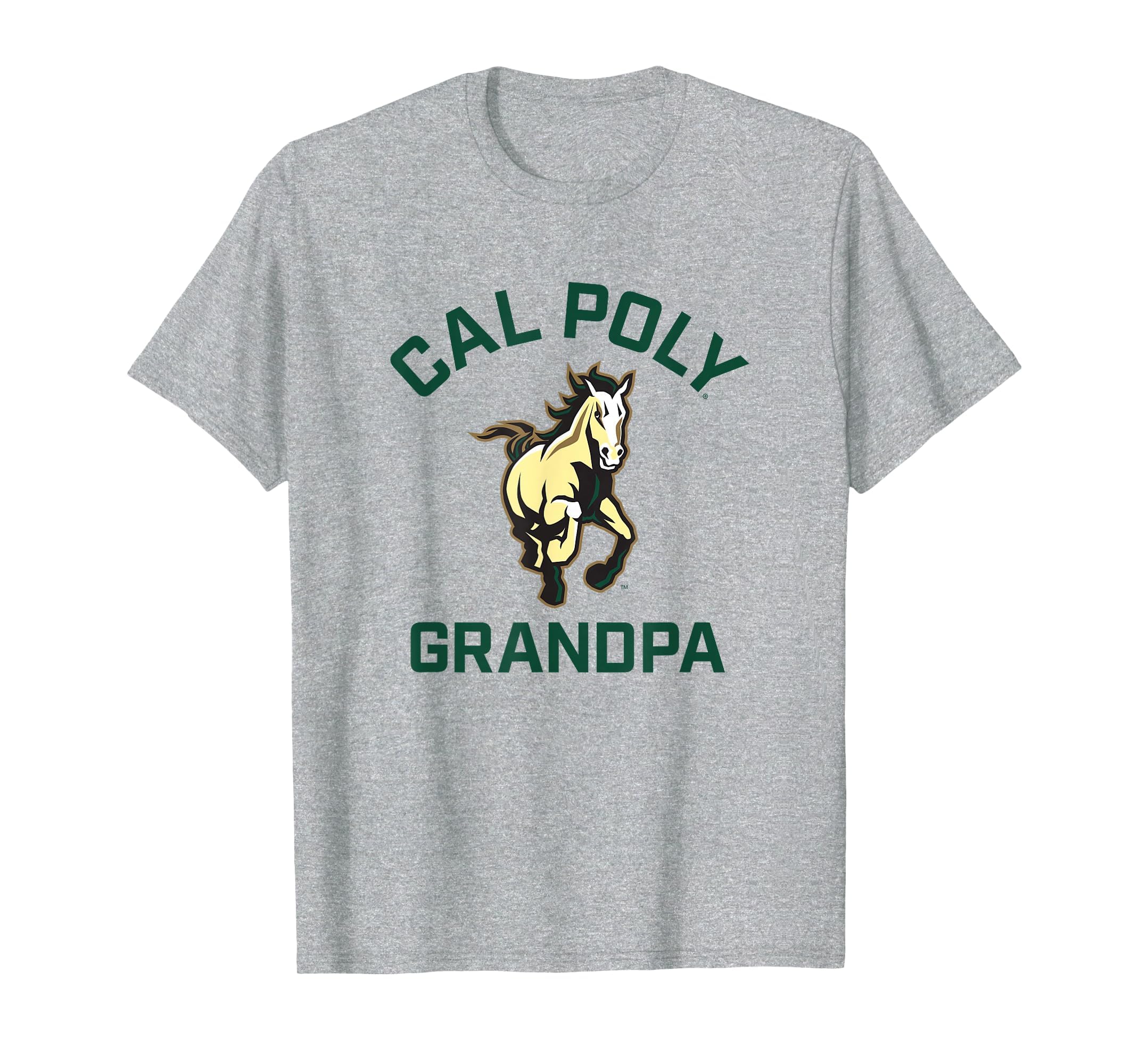 Cal Poly Mustangs Arched Grandpa T-Shirt - Novelty Apparel for Adults - T-Shirt, Sweatshirt, Hoodie