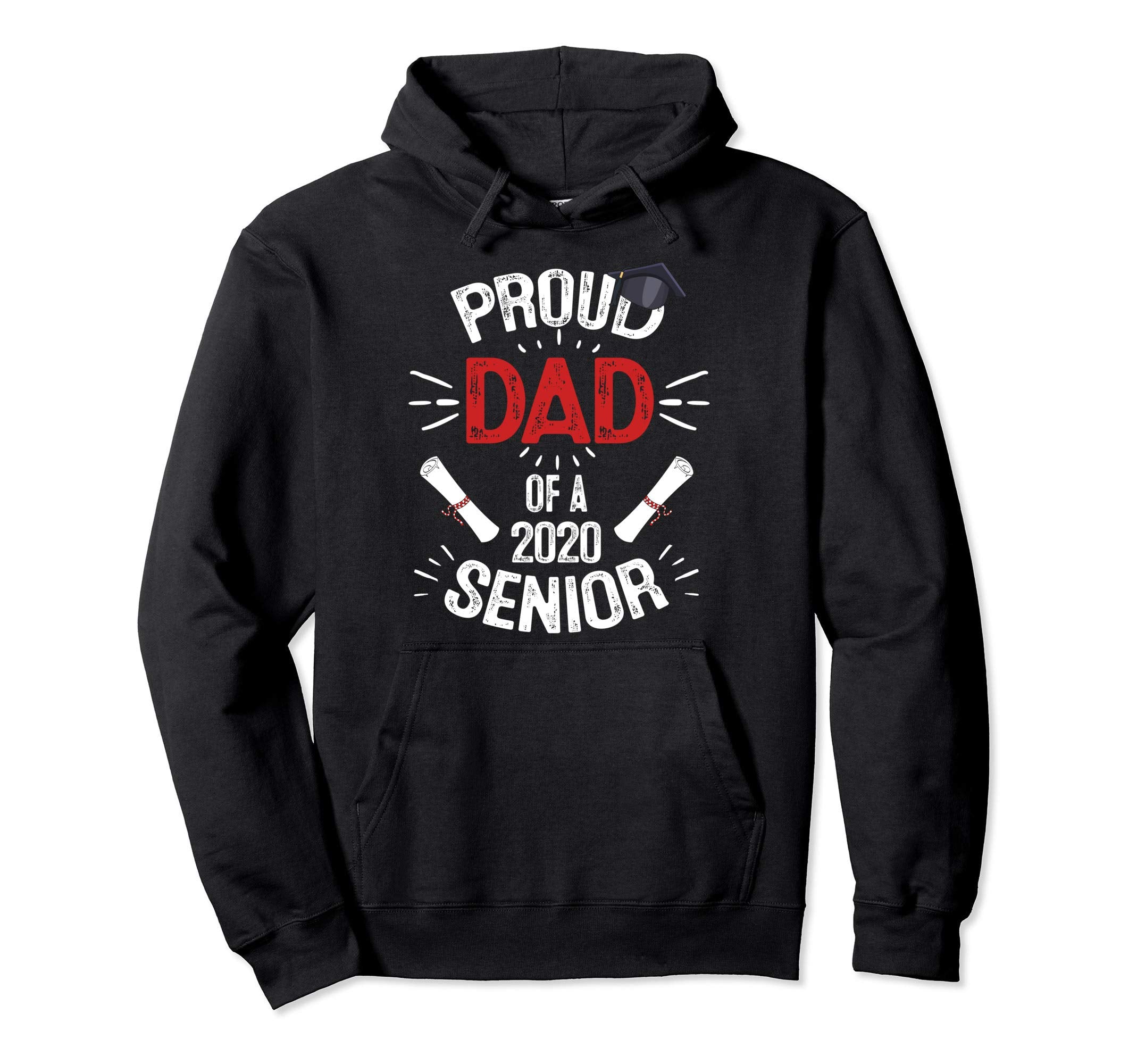 Proud Dad 2020 Graduate Graduation Hoodie - Aesthetic Graphic Men Women - T-Shirt, Sweatshirt, Hoodie