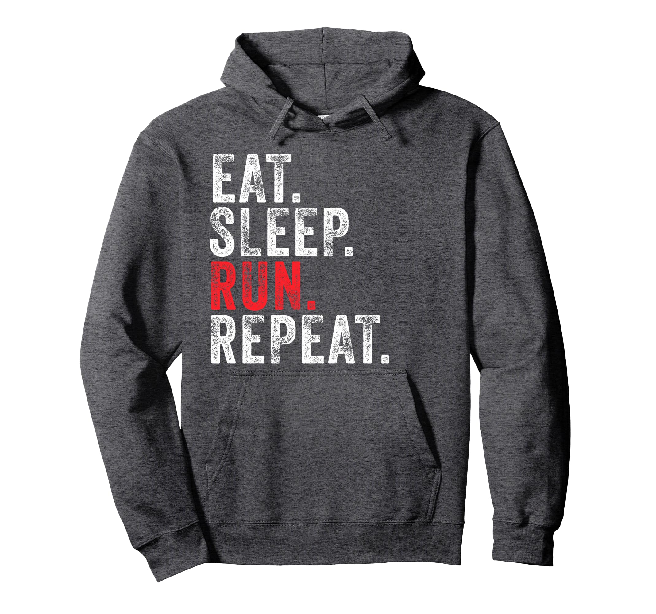 Eat Sleep Run Repeat Track And Field Hoodie - Aesthetic Graphic Unisex - T-Shirt, Sweatshirt, Hoodie