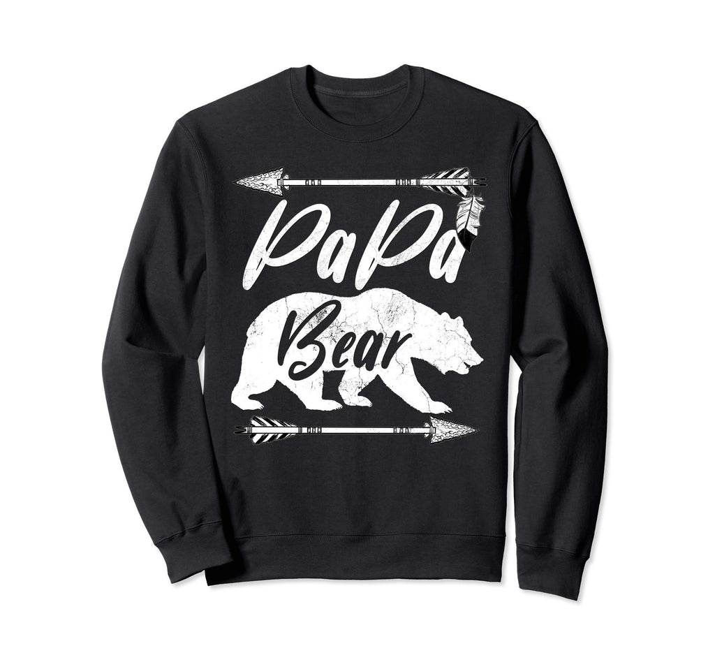 Papa Bear Funny Fathers Day Grandpa Sweatshirt - Custom Art Print Unisex - T-Shirt, Sweatshirt, Hoodie