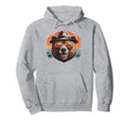 Papa Bear Sunglasses Funny Bear Dad Hoodie - Novelty Apparel Men Women - T-Shirt, Sweatshirt, Hoodie