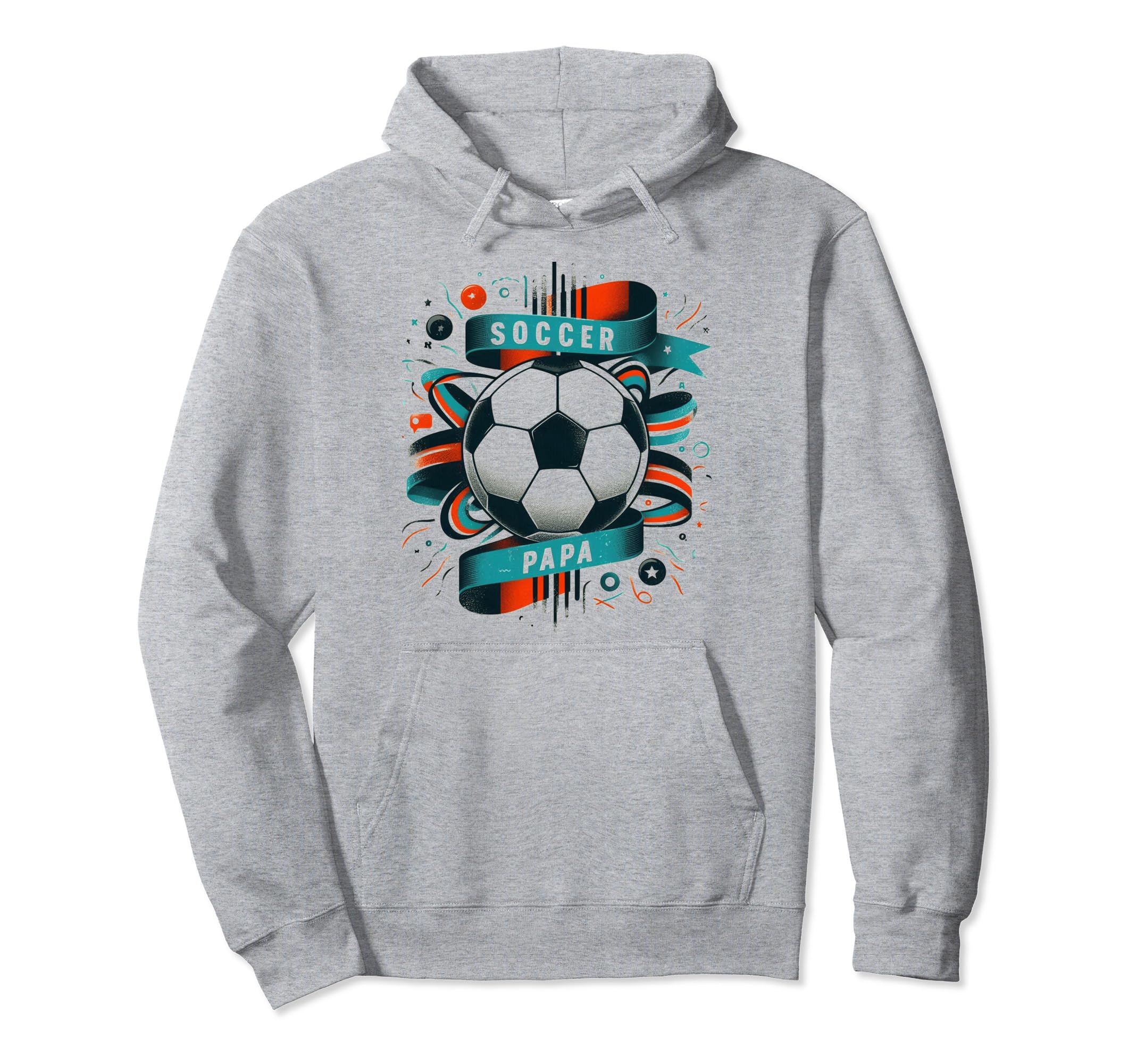 Soccer Papa Family Matching Dad Hoodie - Minimalist Print Men Women - T-Shirt, Sweatshirt, Hoodie
