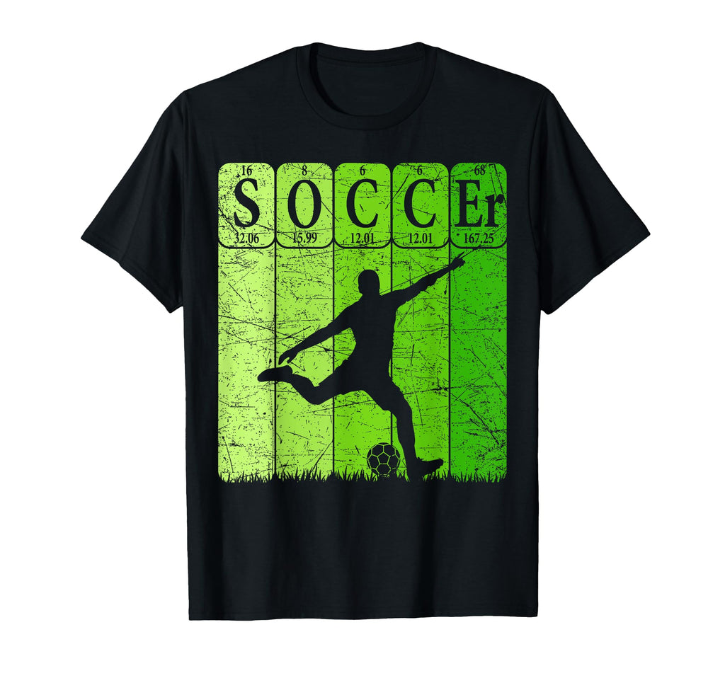 Soccer Periodic Table Elements Soccer T-Shirt - Unique Graphic Men Women - T-Shirt, Sweatshirt, Hoodie