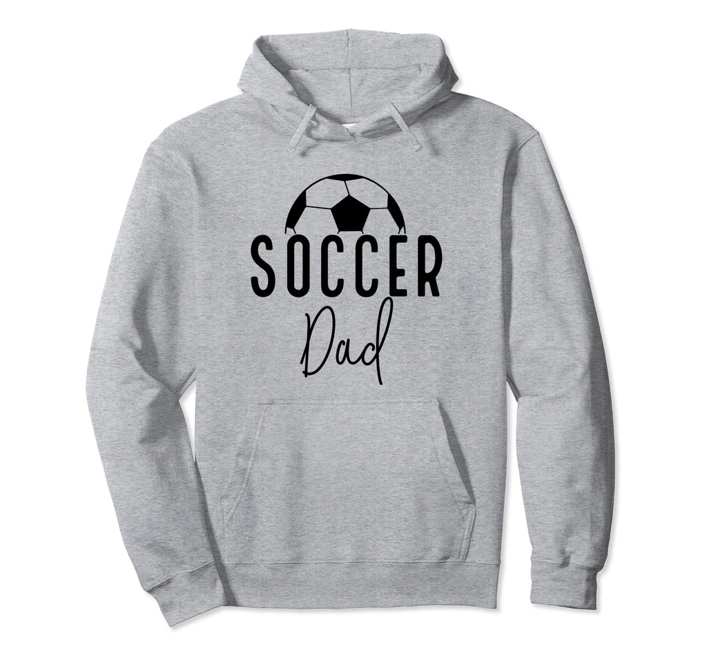 Soccer Dad Daddy Player Coach Fan Game Hoodie - Minimalist Print Men Women - T-Shirt, Sweatshirt, Hoodie