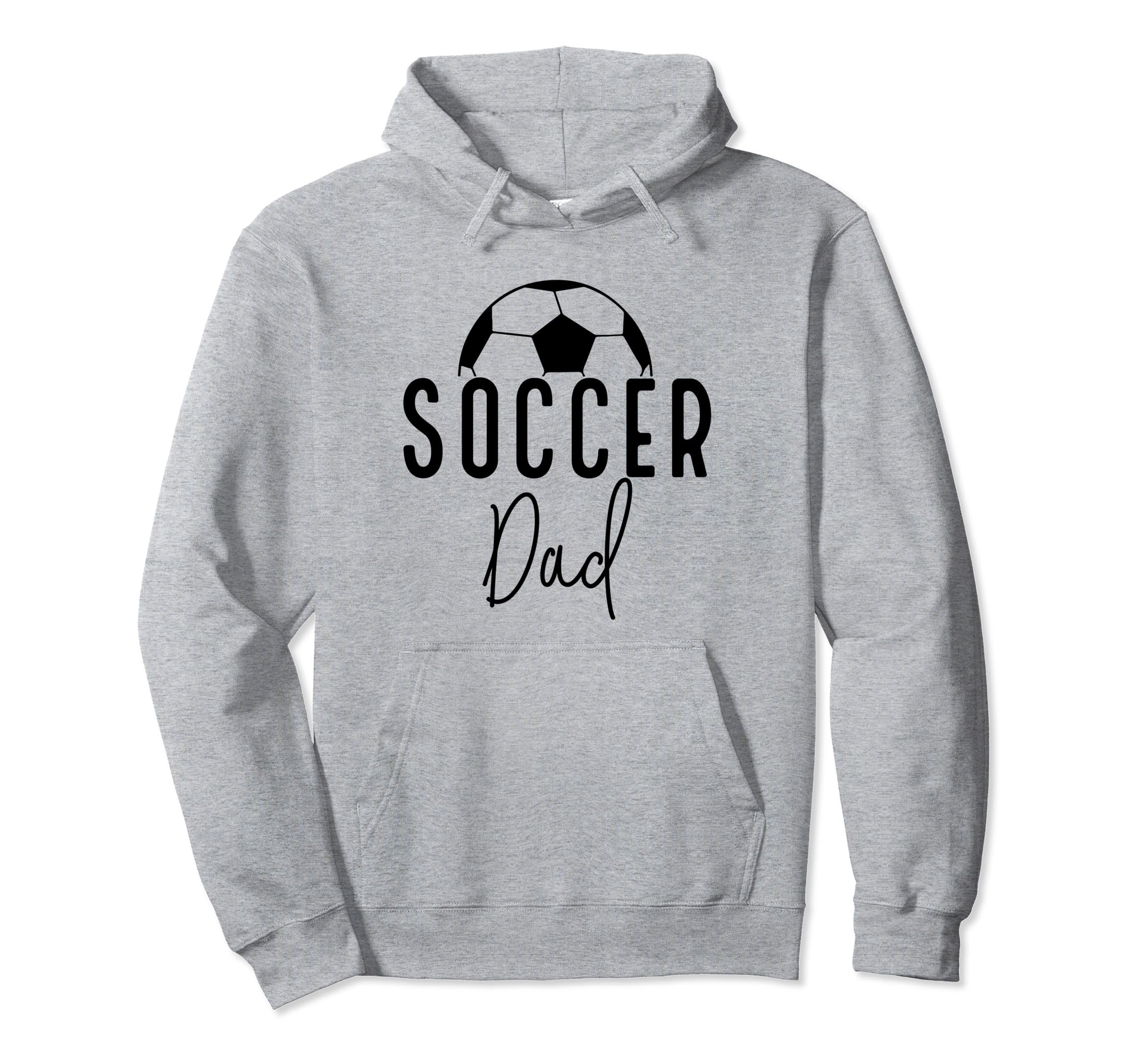 Soccer Dad Daddy Player Coach Fan Game Hoodie - Minimalist Print Men Women - T-Shirt, Sweatshirt, Hoodie