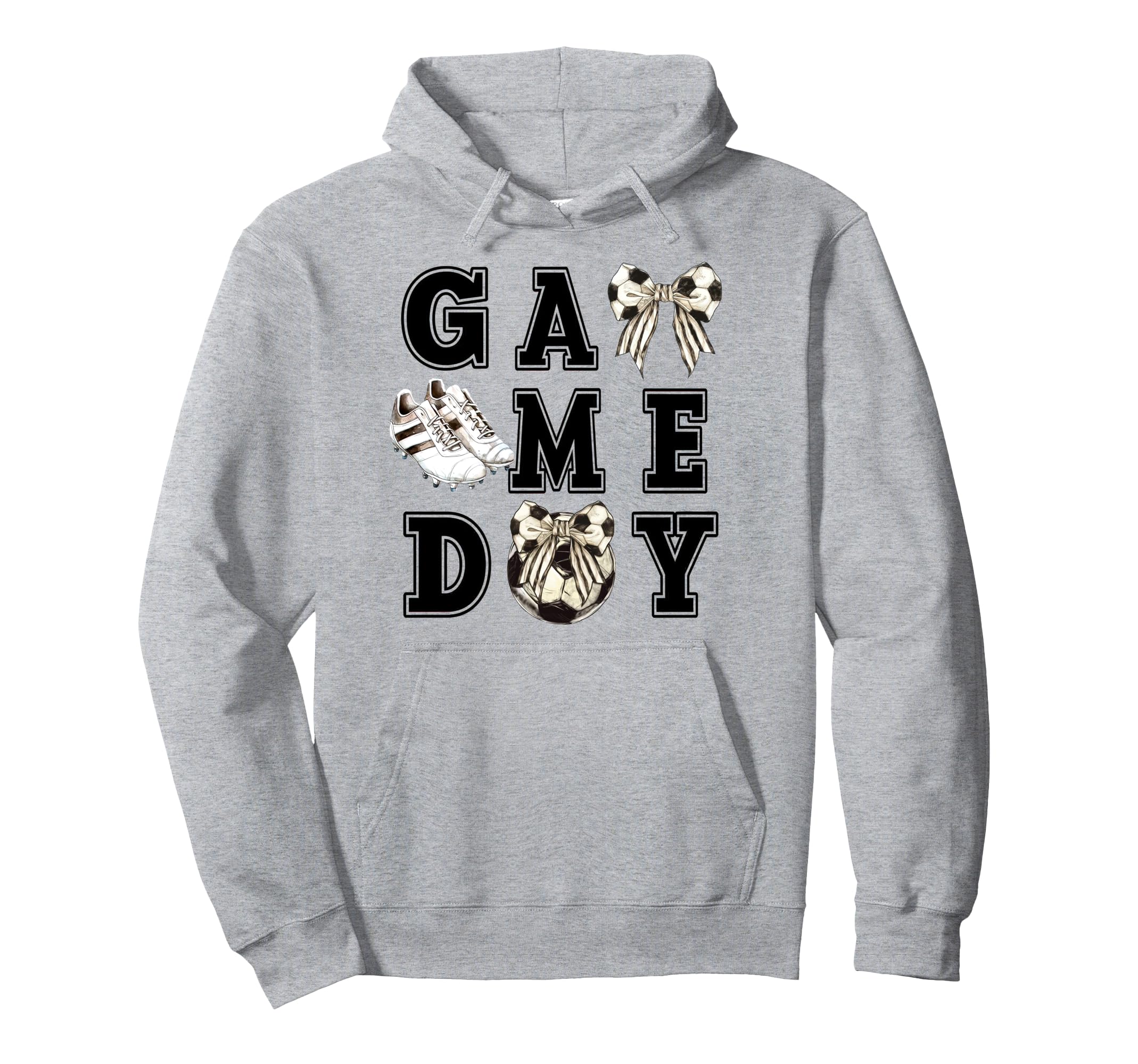 Coquette Bow Sports Parent Game Day Hoodie - Minimalist Print Unisex - T-Shirt, Sweatshirt, Hoodie
