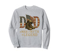 Dad Myth Legend Patriotic U S Sweatshirt - Minimalist Print for Adults - T-Shirt, Sweatshirt, Hoodie