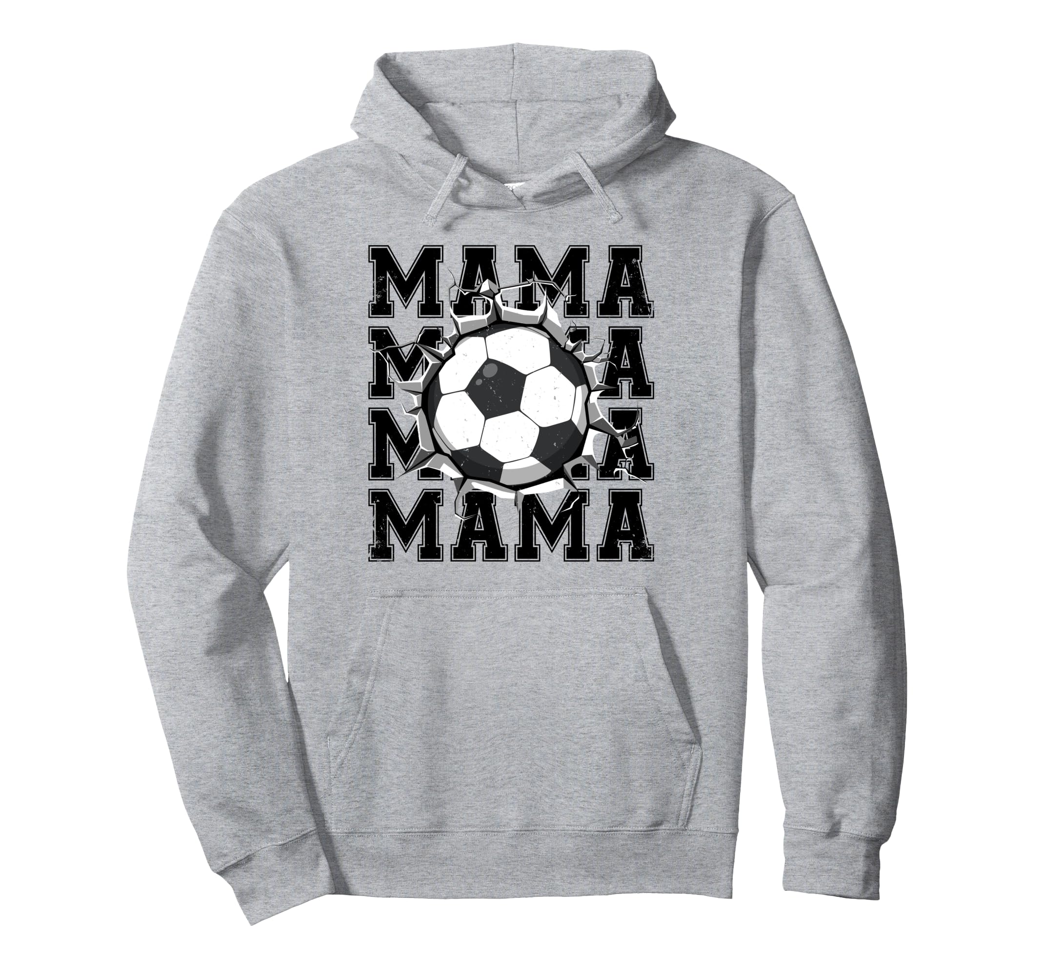 Soccer Mama Cracked Wall Family Hoodie - Novelty Apparel Men Women - T-Shirt, Sweatshirt, Hoodie