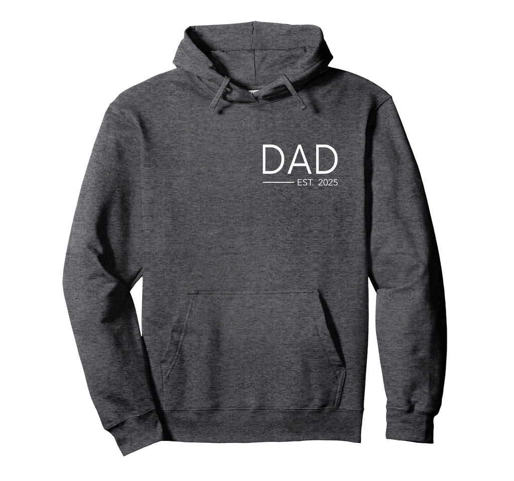 Dad Est 2025 Pregnancy Announcement Hoodie - Aesthetic Graphic Unisex - T-Shirt, Sweatshirt, Hoodie